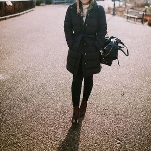 JCrew Long Puffer Coat